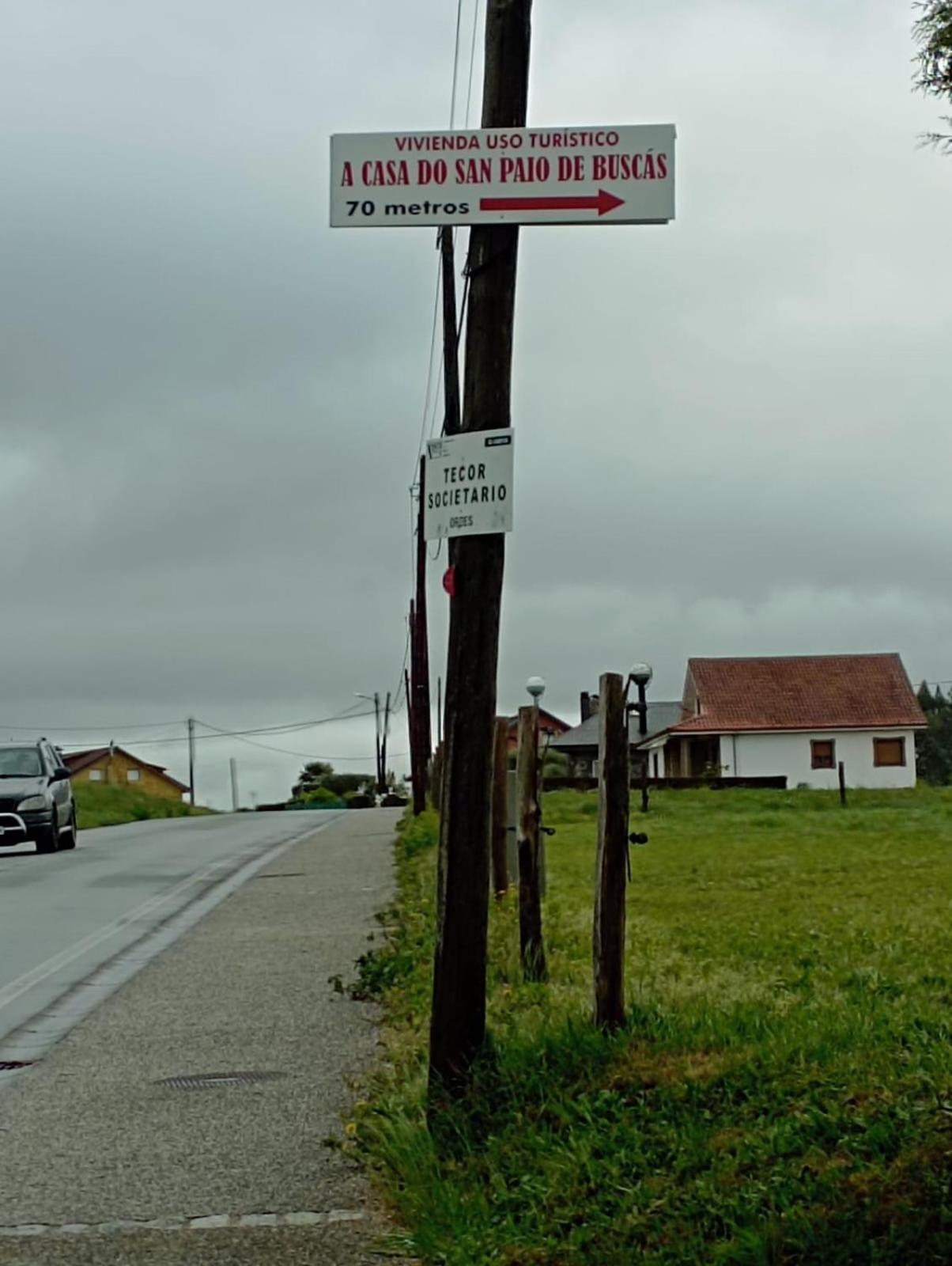 A Casa Do San Paio De Buscas Daire Ordes Dış mekan fotoğraf